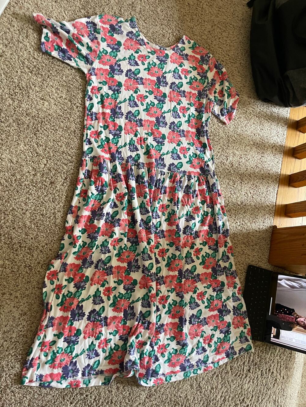 Vintage womens large floral dress by Headliners